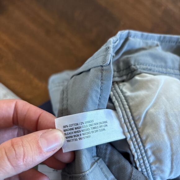 NWT‎ Goodfellow & Co. Cotton Blend Mid-Rise Cargo Short 11" Gray Men's Size 28 - Picture 5 of 6